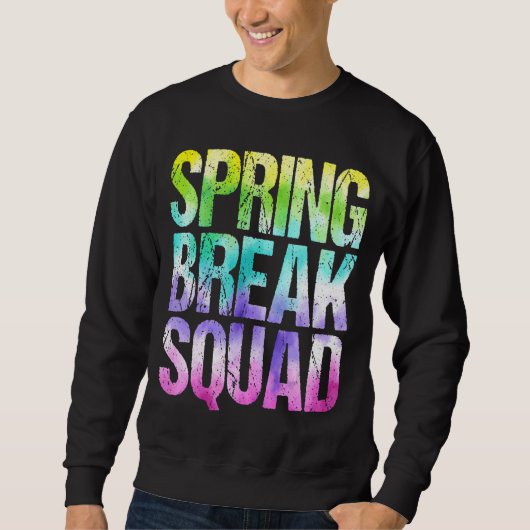 Spring Break Squad Matching Groep  Pastel T Trui (Voorkant)