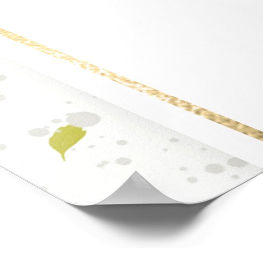 Spring Bridal Brunch Welkomstbord Wildflower Poster (Hoek)