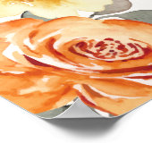 Spring Bridal Party with Orange Blooms Poster (Hoek)