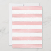 Spring Bridal Shower Invitation, Waterverf Flower Kaart (Achterkant)