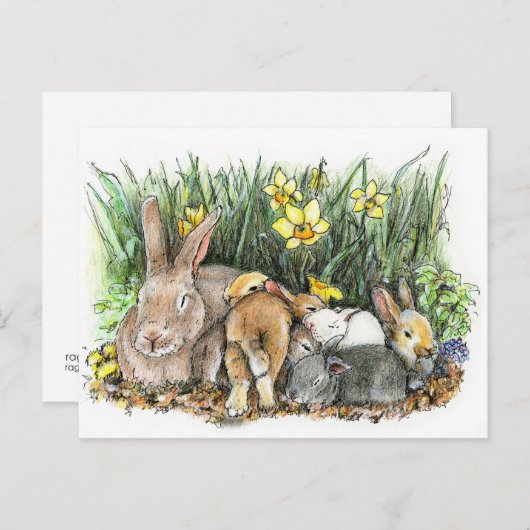 SPRING BRIEFKAART (Voorkant / Achterkant)