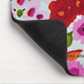 Spring Bright Flowers Floral Elegant Waterverf Muismat (Hoek)