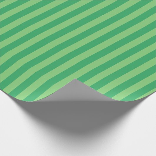 Spring Bright Limoen Apple Green Ombre Stripes Cadeaupapier (Hoek)