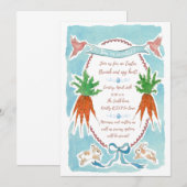 Spring Brunch Invitation Digitale Download Sjabloo Kaart (Voorkant / Achterkant)