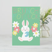 Spring Brunch Uitnodiging (Staand voorkant)