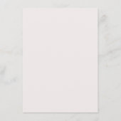 Spring Buds Bruiloft invoegen Kaart (Achterkant)