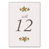 Spring Buds Tafelnummer Kaarten (Achterkant)