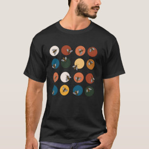 Spring Bumble Bee 70s esthetische polka dot T-shirt
