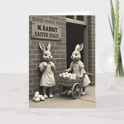 Spring Bunnies Delivery Card Kaart (Voorkant)