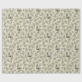 Spring Bunnies Easter Yellow Cadeaupapier (Vlak)