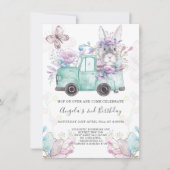 Spring Bunny Birthday Kaart (Voorkant)