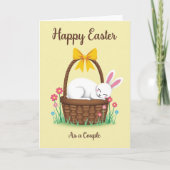 Spring Bunny Couple Easter Card Kaart (Voorkant)