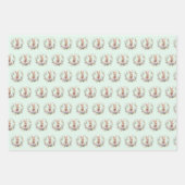 Spring Bunny Easter Eggs Garland Krans Inpakpapier Vel (Voorkant 3)