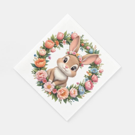 Spring Bunny Easter  Servet (Hoek)