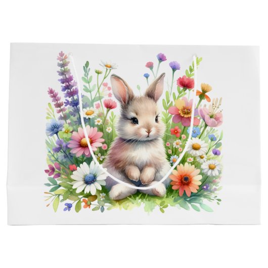 Spring Bunny Groot Cadeauzakje (Achterkant)