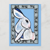 Spring Bunny Konijn Pasen Ostara Briefkaart (Voorkant)
