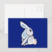 Spring Bunny Konijn Pasen Ostara Briefkaart (Voorkant / Achterkant)