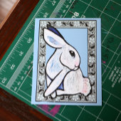 Spring Bunny Konijn Pasen Ostara Briefkaart