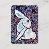 Spring Bunny Konijn Pasen Ostara Contactkaartje (Voorkant)