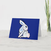 Spring Bunny Konijn Pasen Ostara Kaart (Voorkant)