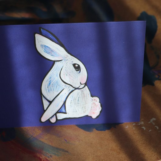 Spring Bunny Konijn Pasen Ostara Kaart