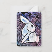 Spring Bunny Konijn Pasen Ostara Notitiekaartje (Voorkant)