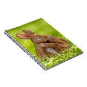 Spring Bunny Lovers Notitieboek (Rechterzijde)