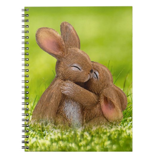 Spring Bunny Lovers Notitieboek (Voorkant)