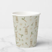 Spring Bunny Paper Cups Papieren Bekers (Achterkant)