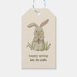Spring Bunny Personalized Gift Labels Cadeaulabel