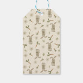 Spring Bunny Personalized Gift Labels Cadeaulabel (Achterkant)