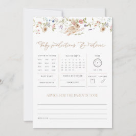 Spring Bunny Predictions Advies Baby shower spel