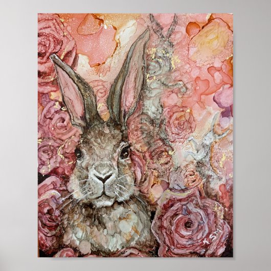 "Spring Bunny" Print (Voorkant)