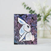 Spring Bunny Rabbit Easter Ostara                  Briefkaart (Staand voorkant)