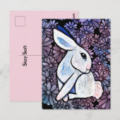 Spring Bunny Rabbit Easter Ostara                  Briefkaart (Voorkant / Achterkant)