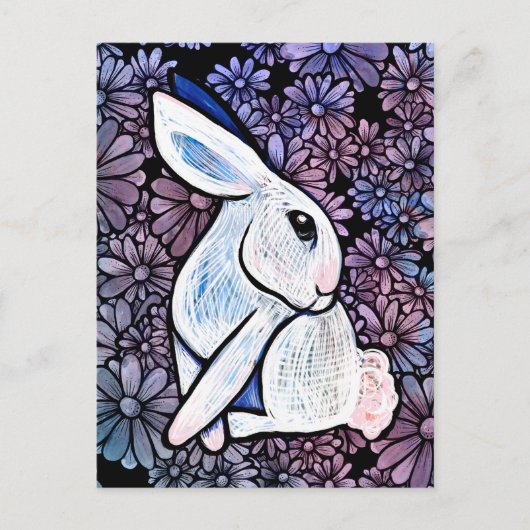 Spring Bunny Rabbit Easter Ostara                  Briefkaart (Voorkant)
