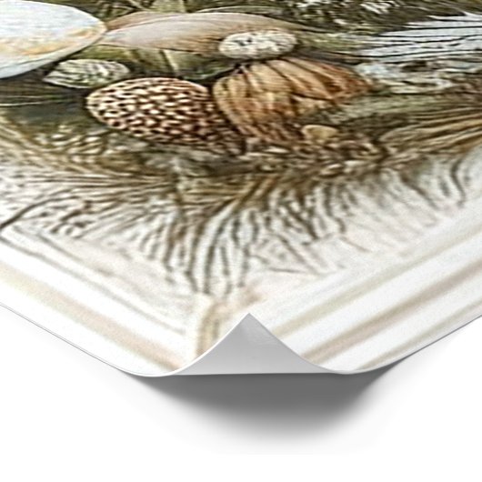 Spring Bunny Rabbit in Pastels Poster (Hoek)