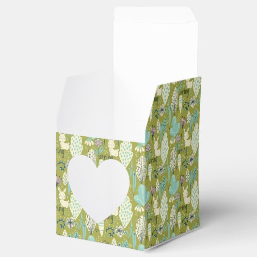 Spring Bunny Rabbit Natuur Bedankdoosjes (Geopend)