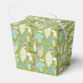 Spring Bunny Rabbit Natuur Bedankdoosjes (Achterkant)