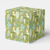 Spring Bunny Rabbit Natuur Bedankdoosjes (Achterkant)