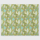 Spring Bunny Rabbit Natuur Cadeaupapier (Vlak)