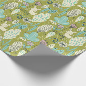 Spring Bunny Rabbit Natuur Cadeaupapier (Hoek)