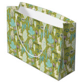 Spring Bunny Rabbit Natuur Groot Cadeauzakje (Achterkant Gekanteld)