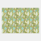 Spring Bunny Rabbit Natuur Inpakpapier Vel (Voorkant)