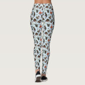 Spring Bunny Rabbits Forest Floral Leggings (Achterkant)