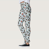 Spring Bunny Rabbits Forest Floral Leggings (Links)