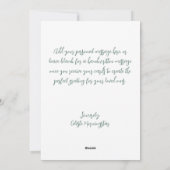 Spring Bunny Rainbow Ostara Floral Pagan Feestdagenkaart (Achterkant)