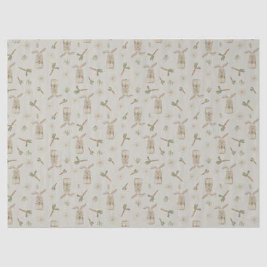 Spring Bunny Tissue Paper Tissuepapier (Voorkant)