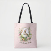 Spring Bunny Tote Bag (Voorkant)