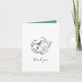 Spring Bunny Waterverf Dank je kaart